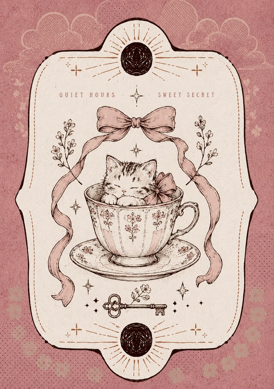 茶杯里打盹的小猫 · Quiet Hours, Sweet Secret